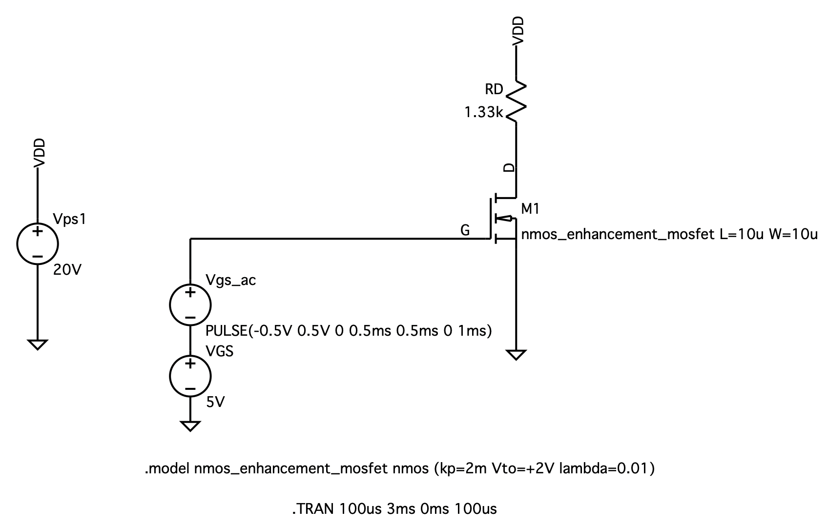 5 2 Ltspice Analysis Of Mosfet Circuits At Dc