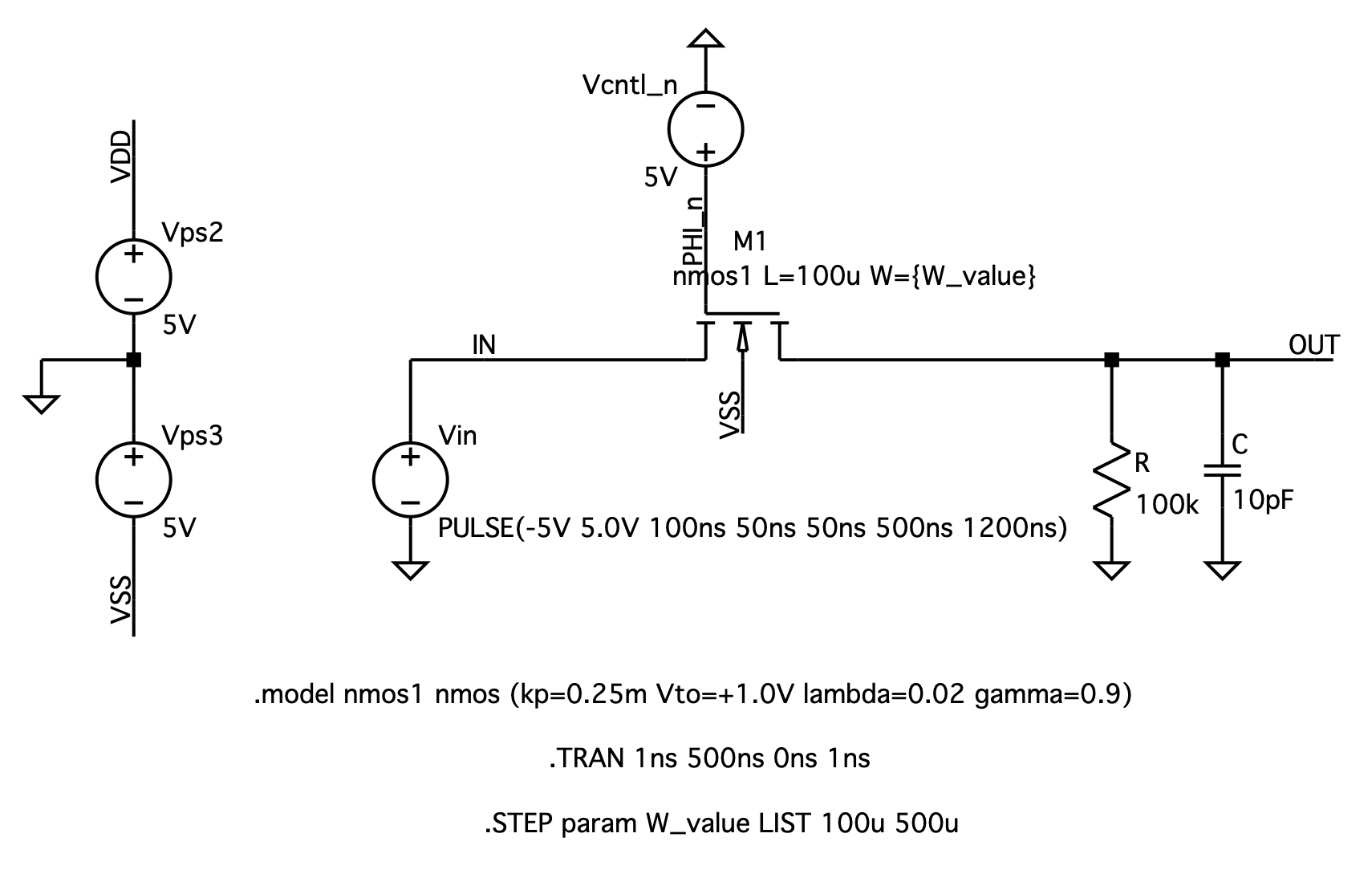 fig 5 . 46 the ltspice captured circuit schematic for calculating the ...